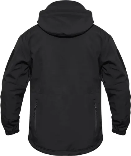 Vista 2 de MAGCOMSEN - Chaqueta táctica con capucha para hombre, impermeable, suave, abrigo de invierno