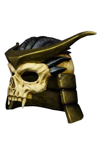 Vista 3 de Máscara de Shao Kahn de Mortal Kombat para adultos Multicolor