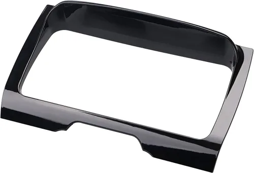 Vista 4 de Bisel central de radio estéreo negro para Harley Touring Electra Glide Street Glide Tri Glide 2014-2023