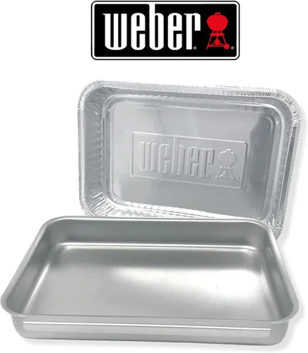 Vista 3 de Weber #93305 kit de bandeja recolectora de aluminio