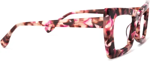 Vista 4 de Zeelool Newell VFP0236 - Lentes rectangulares retro con bloqueo de luz azul para mujer