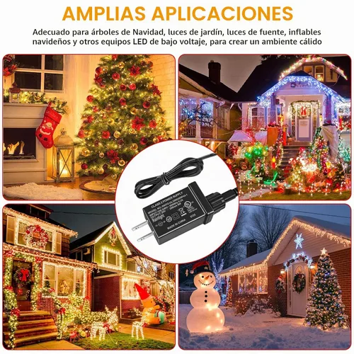 Vista 7 de Fuente de alimentación de 30V 6W 0.2A Clase 2, Transformador de Bajo Voltaje de CA a CC, Adaptador de Corriente IP44 para Tiras de Luces LED