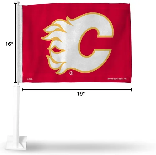 Vista 9 de Rico Industries Bandera de coche alternativa de doble cara de la NHL