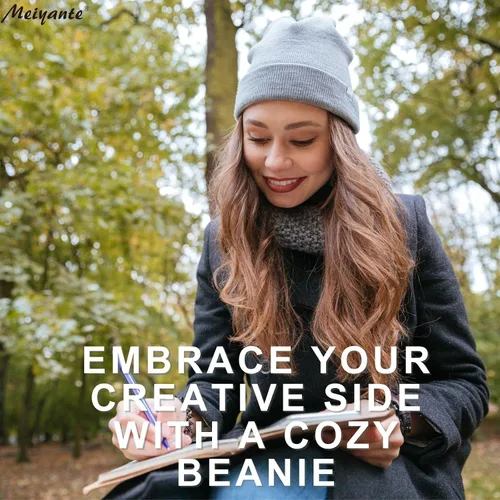 Vista 6 de Meiyante Gorros gorros para hombres y mujeres, gorras de calcetines cálidas para hombres y mujeres, sombreros térmicos de punto con puños, regalo