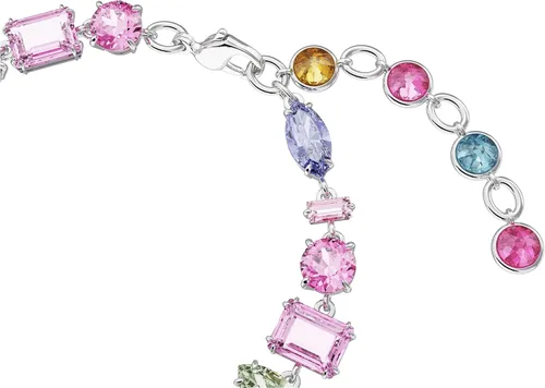 Vista 3 de SWAROVSKI Pulsera Gema, cortes mixtos, multicolor, acabado rodio, Latón, Sin gemas.