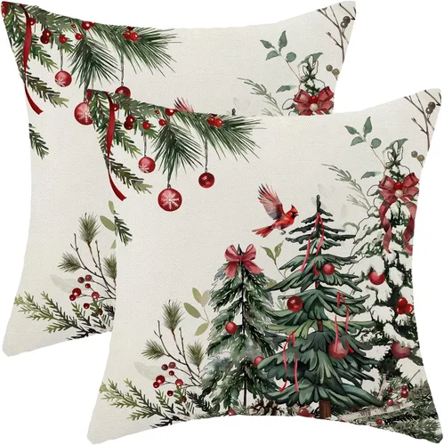 Vista 44 de Juego de 2 fundas de almohada de Halloween de 16 x 16 pulgadas, fundas de almohada de murciélagos negros y crema, fundas de cojín decorativas