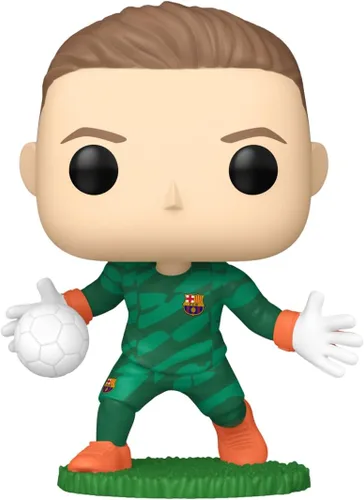 Vista 2 de Funko Pop! Football: Barcelona - TER Stegen - Barcelona FC - Figura de vinilo coleccionable - Idea de regalo - Producto oficial - para niños