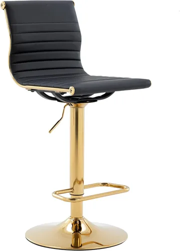 Vista 20 de chairus Juego de 2 taburetes de bar giratorios modernos, taburetes de bar ajustables con altura de mostrador, taburetes de piel sintética sin brazos