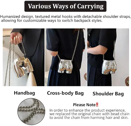 Vista 3 de Zenosy Mini Evening Bag for Women Fashion Handbag Satchel Purse Shoulder Bag Crossbody Purse