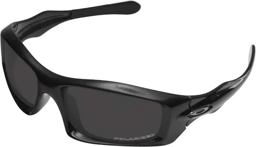 Vista 2 de BroLizard 2.0mm Thick Polarized Lens Replacement for Oakley Monster Pup Sunglasses - Solid Black Polarized Lenses