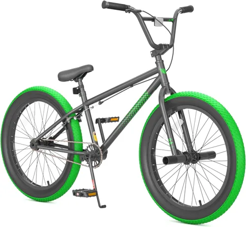 Vista 14 de 67i - Bicicleta BMX para niños de 18/20 pulgadas, bicicleta para niños de 8 a 12 años con freno U delantero y trasero, asiento ajustable, horquilla