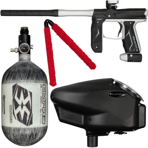 Vista 2 de Action Village Empire Axe 2.0 Kit de pistola de paintball de competición con tanque de aire