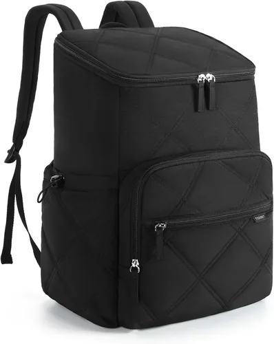 Vista 13 de TOURIT Enfriador de mochila aislante: 30 latas impermeable a prueba de fugas mochila más fresca suave bolsa de viaje playa picnic camping