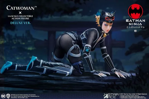 Vista 5 de Star Ace Toys Batman Ninja: Catwoman (versión Deluxe) Figura de acción coleccionable a escala 1:6, multicolor
