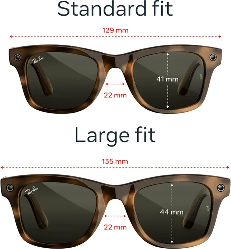 Vista 5 de Meta Ray-Ban (Gen 3) Wayfarer La Habana / Verde