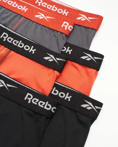 Vista 2 de Reebok Ropa interior para hombre Calzoncillos tipo bóxer de pierna larga (6 unidades)