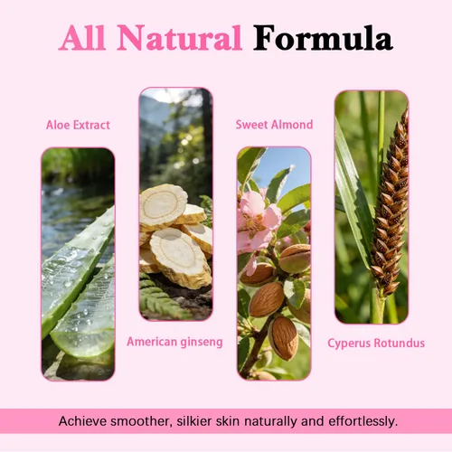 Vista 5 de Cyperus Rotundus - Aceite de depilación - Inhibidor natural del crecimiento del cabello Aceite hidratante de la piel para todo