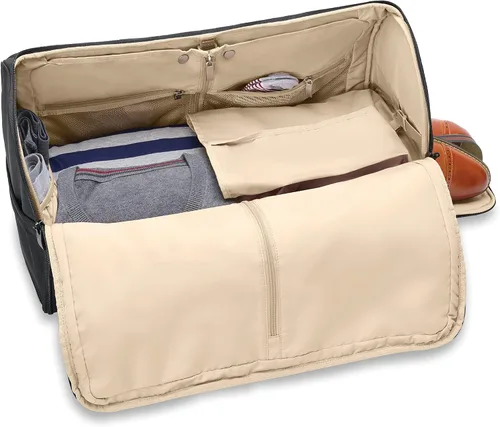 Vista 12 de Briggs & Riley, Negro, bolsa de lona para ropa de 22 pulgadas, Negro -, Bolsa de lona para ropa