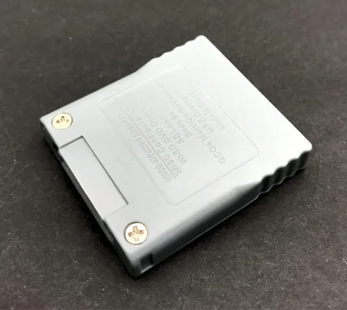 Vista 2 de Adaptador de adaptador para lector de tarjetas flash de memoria SD para consola Nintendo Wii NGC Gamecube