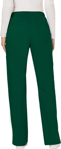Vista 2 de Cherokee - Pantalones quirúrgicos elásticos Workwear Revolution WW120 para mujer, suaves y con cordón ajustable