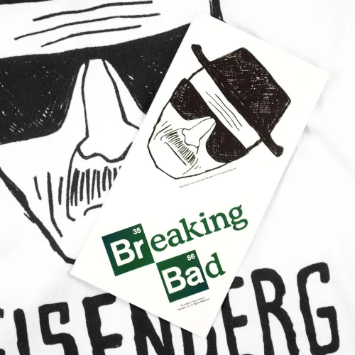 Vista 6 de Breaking Bad Heisenberg - Camiseta y pegatinas dibujadas a mano