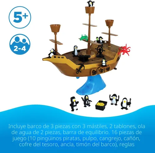 Vista 7 de PlayMonster Juego de Mesa Don't Rock the Boat - Juegos para Niños, Juegos Familiares para Niños y Adultos, Juegos de Mesa para Noche Familiar