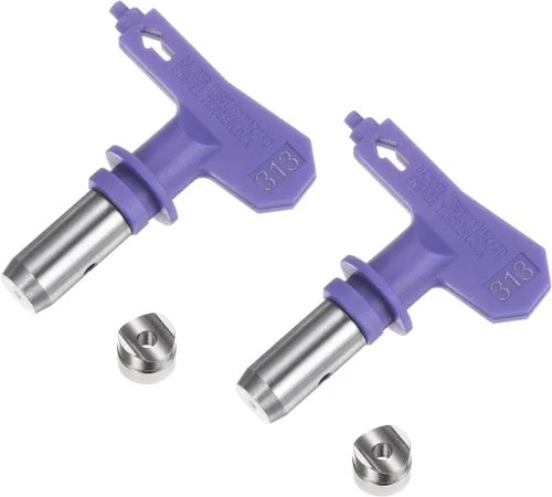 Vista 84 de uxcell 2 puntas de pulverización reversibles para pulverizador sin aire, 109 puntas de boquilla de pulverización de pintura, piezas de máquina