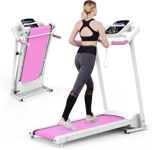 Vista 10 de Home Foldable Treadmill with Incline, Folding Treadmill for Home Workout, Electric Walking Treadmill Machine 15 Preset or Adjustable Programs 250 LB