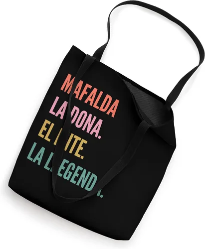 Vista 2 de Divertido diseño de nombre catalán - Bolso tote Mafalda