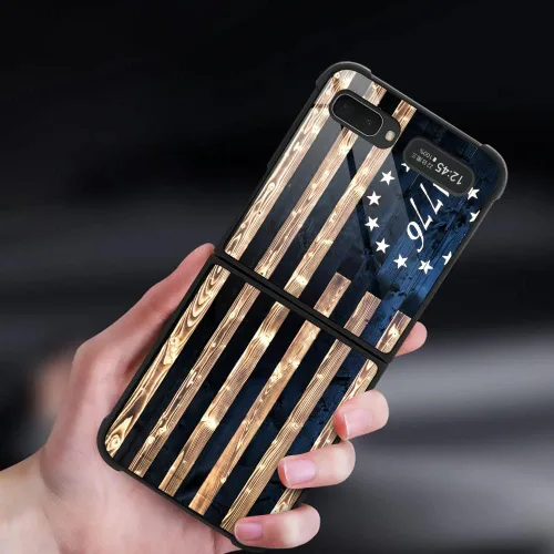 Vista 3 de DAIZAG Funda compatible con Samsung Galaxy Z Flip 5G, protección completa, a prueba de golpes, antiarañazos, funda de poliuretano termoplástico