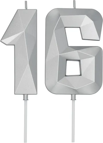 Vista 49 de DERVENTA Vela Grande de Cumpleaños Número 3D Verde Luminoso de 3.7 Pulgadas Celebración de Fiesta Aniversario Decoración Adorno para Pastel 1 Pieza