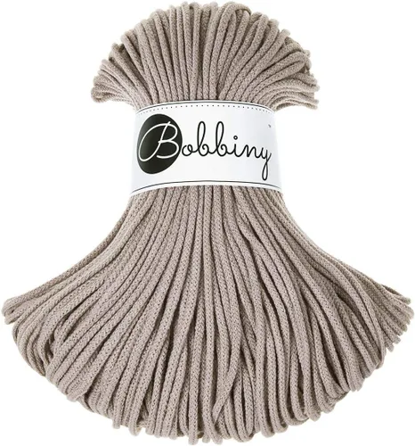 Vista 26 de Bobbiny - Cordón trenzado de macramé junior de 3 mm, 108 yardas/330 pies (rojo vino)