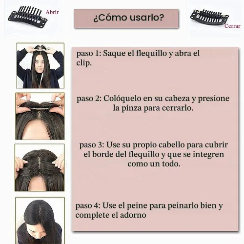 Vista 5 de Anemone - Cubrecabello humano de 10 pulgadas con flequillo francés para mujer, base de encaje para mujer, tuppe, ligero y lacio, parte media para 1b