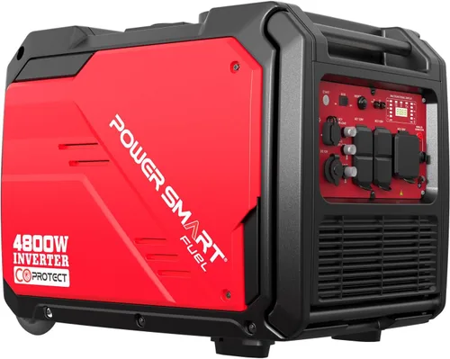 Vista 8 de PowerSmart Generador inversor portátil de 2500 vatios para acampar