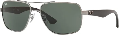 Vista 2 de Ray-Ban RB3483 - Gafas de sol cuadradas de metal para hombre