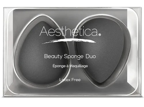 Vista 7 de Esponja aplicadora de maquillaje Aesthetica, sin látex y vegana, para polvo, crema o líquidos, una pieza