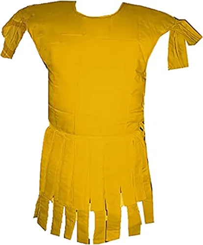 Vista 2 de ITS Medieval - Chaqueta gruesa acolchada de tela de algodón sin mangas para Subarmalis romana Gambeson Blanco