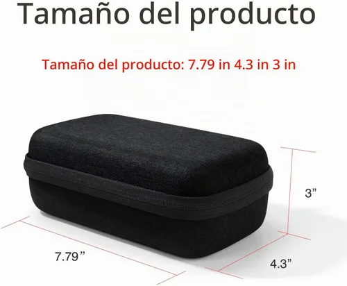 Vista 4 de Estuche rígido de transporte para mouse Logitech G502, estuche portátil para juegos, bolsa protectora de almacenamiento (negro)