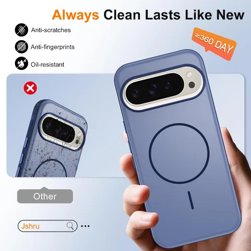 Vista 338 de Jshru Funda para Samsung Galaxy S26 Plus/Galaxy S25 Plus: para Galaxy S24 Plus [compatible con Magsafe] [2 protectores de pantalla HD] cubierta