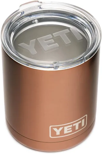 Vista 14 de YETI Rambler Lowball de 10 onzas, con aislamiento al vacío, acero inoxidable con tapa estándar Blanco