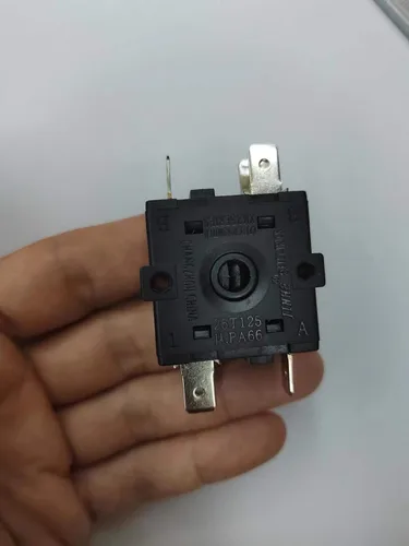 Vista 4 de 1PC FZ31-9 XK2 Series 15A 250V T125 6 pines 4 Posiciones Interruptor giratorio