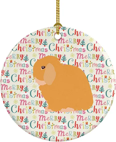 Vista 166 de Caroline's Treasures Adorno de cerámica de avestruz común para árbol de Navidad, decoración colgante para el hogar, Navidad, vacaciones, fiesta