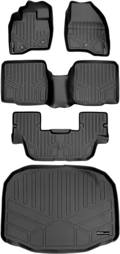 Vista 21 de SMARTLINER Alfombrilla de suelo para maletero de carga para todo tipo de clima para Ford Explorer 2002-2010