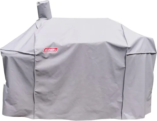Vista 7 de Cubierta para parrilla para ahumador Char Griller 2823, 2123 600D, lona resistente al agua, para todo tipo de clima, cubierta de carbón para ahumar