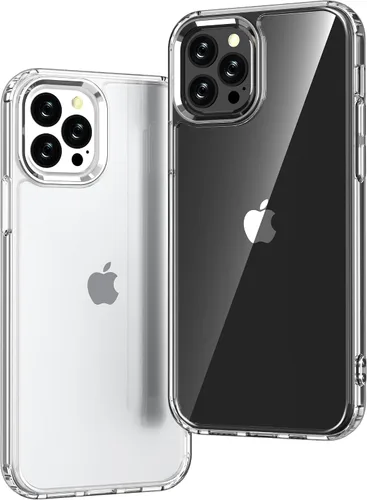 Vista 55 de ONES Funda delgada transparente para iPhone 8 Plus/7 Plus, PC + TPU híbrido, protección contra caídas de grado militar [antiamarillamiento], funda