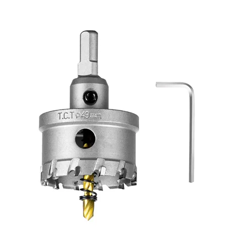 Vista 20 de SALI Kit de sierra perforadora TCT de 1 pulgada (1.024 in) con punta de carburo de tungsteno con broca piloto chapada en titanio para metal, acero