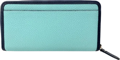 Vista 4 de Kate Spade New York Ella Pebbled Leather - Cartera continental grande, Melón junto a la piscina, Cartera