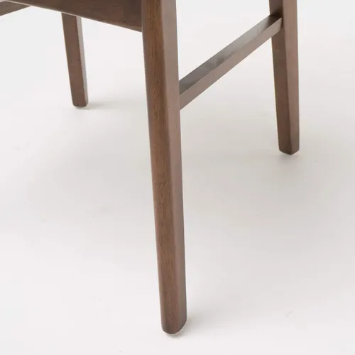 Vista 8 de Christopher Knight Home Idalia - Sillas de comedor, juego de 2 piezas, madera de goma, acabado beige claro / nogal