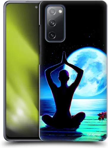 Vista 12 de Head Case Designs Officially Licensed P.D. Moreno Dancer's Pose Yoga Silhouettes Hard Back Case Compatible with Samsung Galaxy S20 FE / 5G