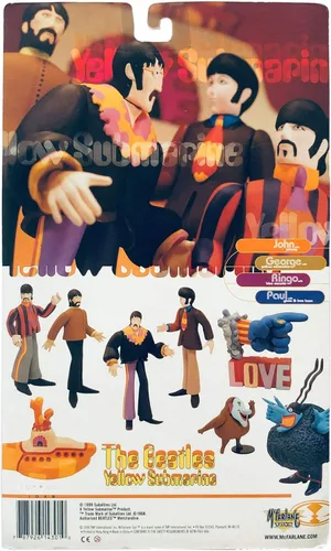 Vista 2 de Beatles The Yellow Submarine JOHN LENNON con Jeremy Figura de acción de 8 pulgadas (McFarlane 1999)